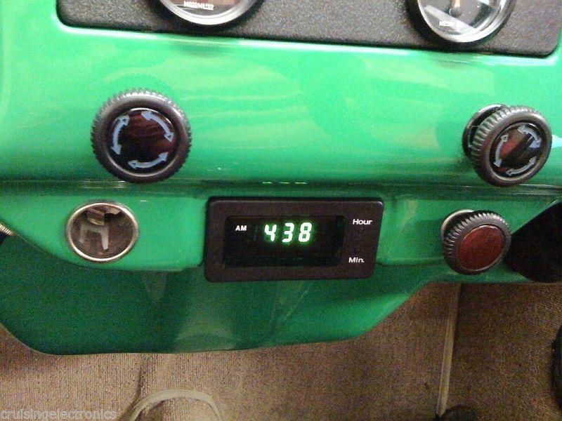 Purchase CAR CLOCK 12 VOLT LED DIGITAL DASH PANEL MOUNT, 12V, 12 HOUR
