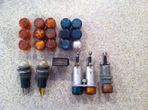 Assorted korry covers and lamps, from boeing 727