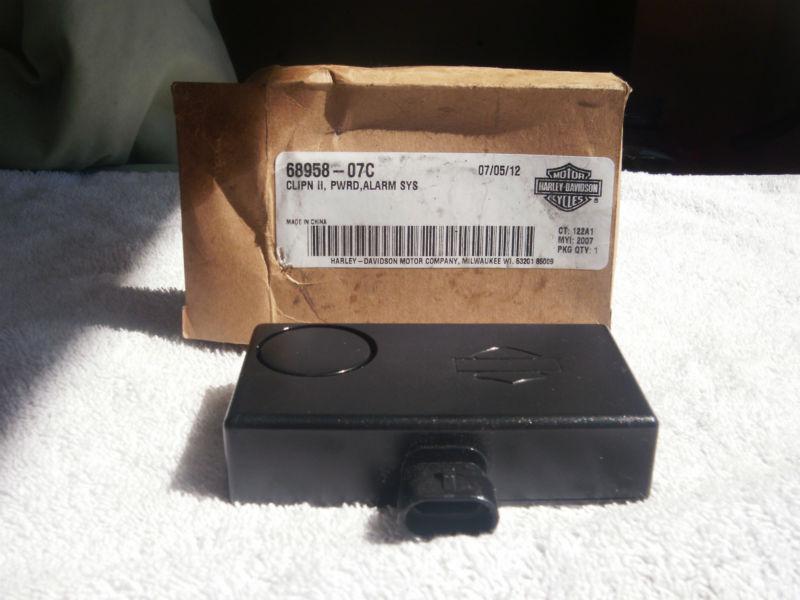 Harley clipn 11, powered alarm system 68958-07c touring softail dyna