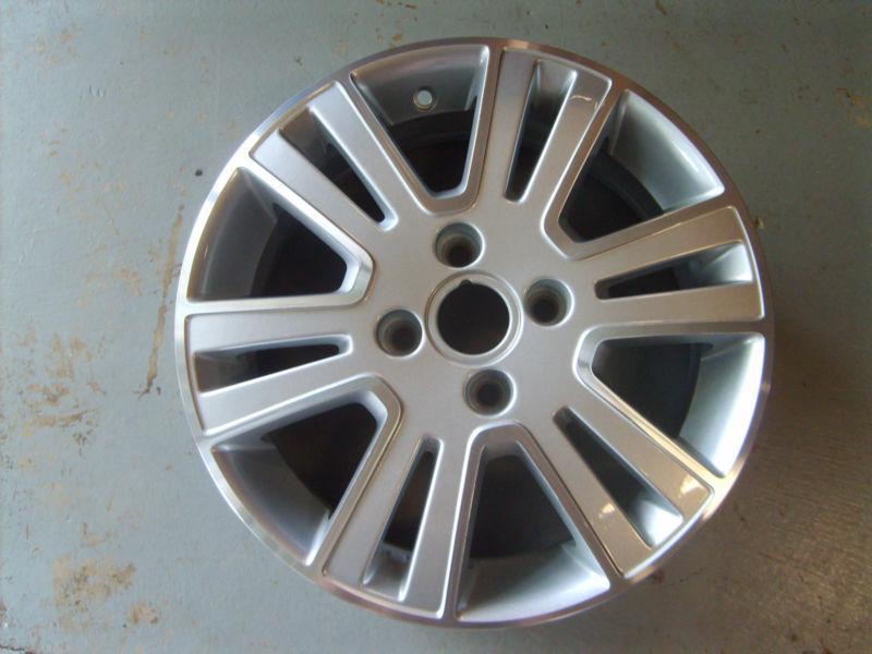 2008-2009 ford focus wheel, 16x6, 6 spoke machined/silver closed end spokes