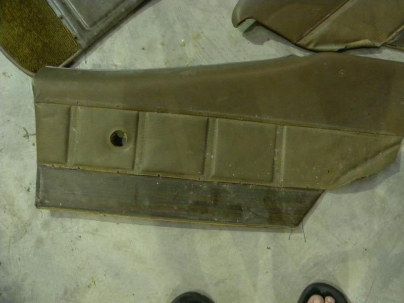 Used Front & Rear Door Panels off of 1972 Buick GS Skylark Saddle Tan Deluxe, US $200.00, image 4