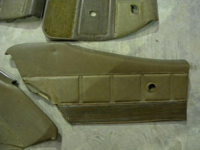 Used Front & Rear Door Panels off of 1972 Buick GS Skylark Saddle Tan Deluxe, US $200.00, image 5