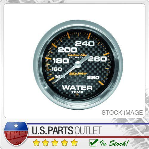 Auto meter 4831 carbon fiber mechanical water temperature gauge