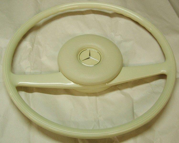 Steering wheel ivory for mercedes benz  color w108 w109 w111 w113 