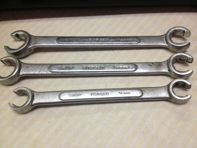 LOT OF 3 GREAT NECK DROP FORGED MADE IN TAIWAN WRENCH # 13-14 15-17 16-18, US $0.99, image 4
