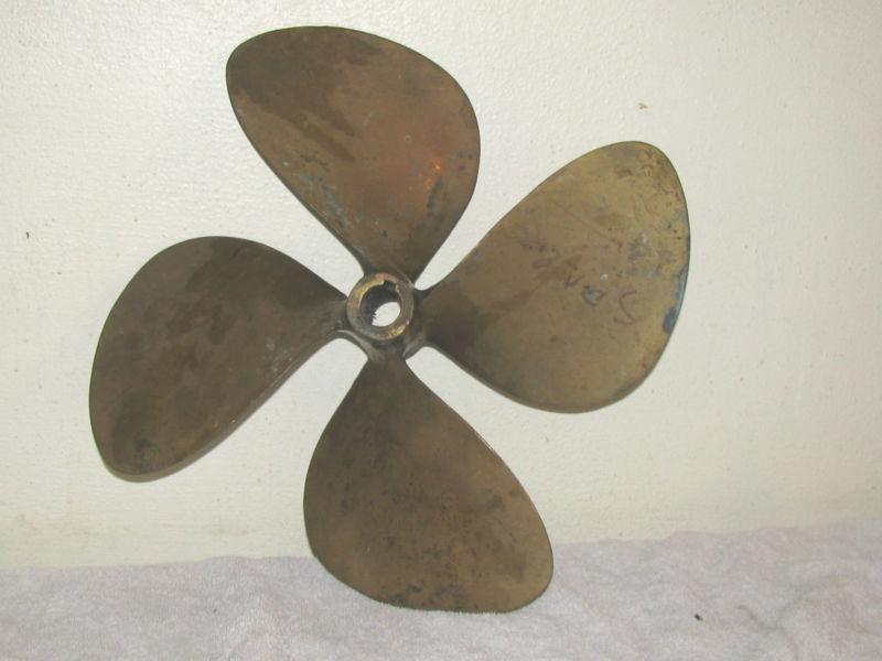 VINTAGE BRASS BOAT PROPELLER 17X15 1 /14 17RH 15, US $99.99, image 2