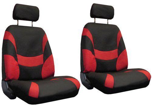 Red Black Xtreme Car Truck SUV Seat Covers pkg w/ Tattoo Floor Mats & More #2, US $51.31, image 4
