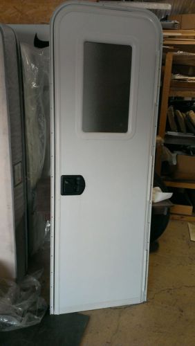 New-rv-entry-door-lock,screen-door 26 x 78  camper horse trailer  truck camper