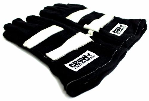 Crow enterprises - premium riding gloves - excellent - size l - leather - pair