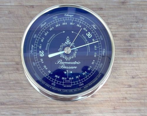 Downeaster barometer, blue     $99.00