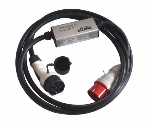 Type 2 3-phase 32a 22kw ev charging cable for 5-pin cee sockets