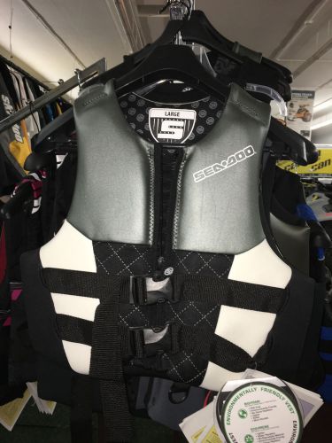 2858530990 new sea-doo ladies airflow personal flotation device in large, black