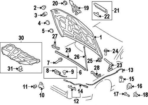 Audi 8k0823722h genuine oem rear seal