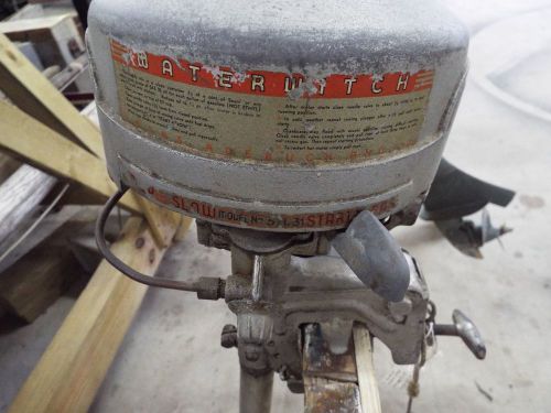 Waterwitch outboard boat motor, ac3454, model no. 5-?1.31, ca.1938