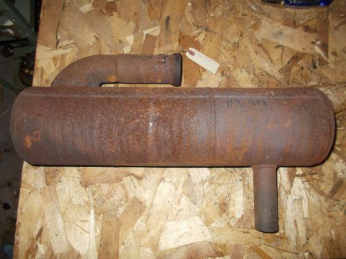 Vintage arctic cat snowmobile exhaust pipe muffler 0112-373, 76 eltigre 440 f/a