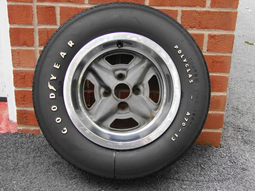 71 72 73 74 75 chevrolet vega gt rally wheel &amp; a70-13 goodyear polyglas tire