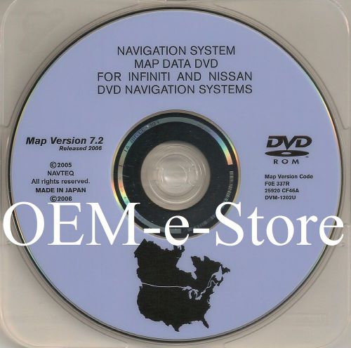 2006 2007 infiniti g35 coupe / m35 / m45 / qx56 navigation oem dvd map us canada