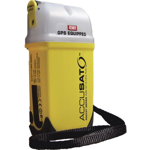 Gme accusat 406 pocketpro plb w/integral gps mfg# mt410g