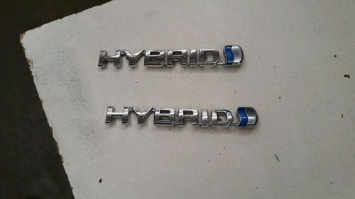 Hybrid emblems