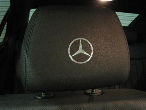 4  mercedes-benz logo headrest badge decal