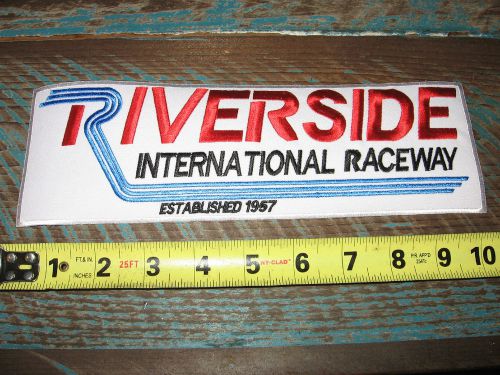 Large riverside raceway patch california scca nascar can am trans am gt alms