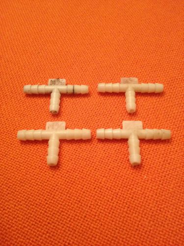 Mercedes benz plastic vacuum hose wiper fluid connector s t s 5/32" lot of 4 new