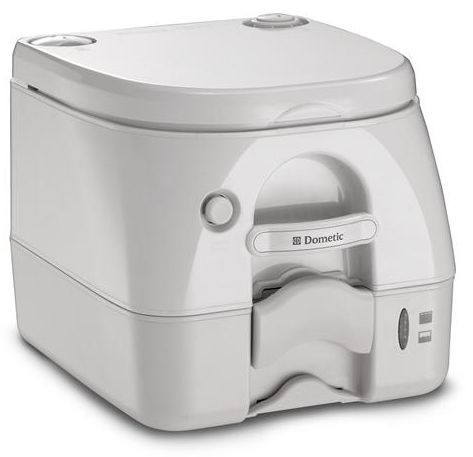 Dometic 301097606 gray portable toilet 5 gallon 976