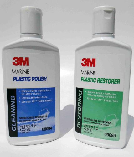 3m marine plastic restorer &amp; marine plastic polish, wholesale lot