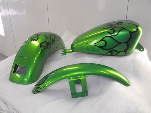 Harley sportster custom paint tank fenders set