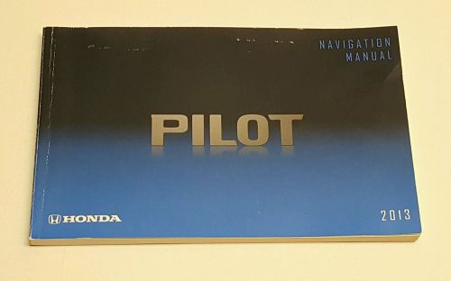 2013 honda pilot navigation system owners manual lx ex ex-l touring v6 3.5l