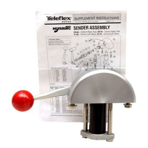 Teleflex marine hynautic cr-b4 boat rh sender control ball handle hydraulic