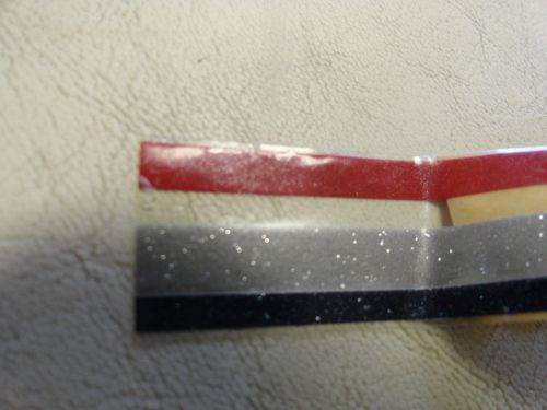 Pin stripe tape red /clear / pewter / navy blue 1816-02 11/16 x 150' marine boat