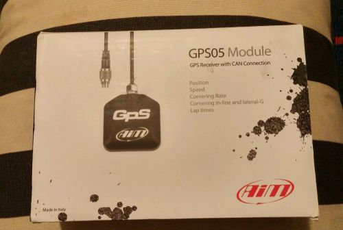 Aim gps05 m9dule with 2 port data logger, track mapping