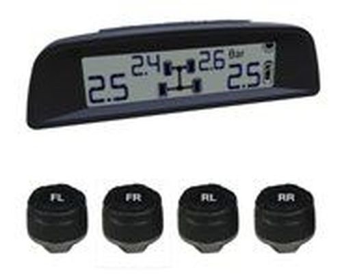 Car tpms tire pressure monitoring system wireless auto detect 4 sensors tyre new