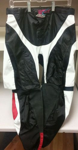 Men's axo sport dirt bike pants size 32 m adjustable waist