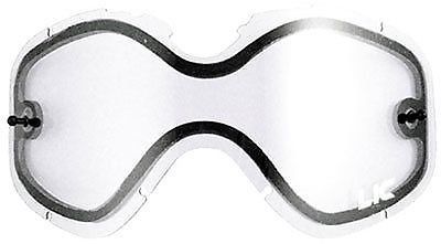 Dual lens w/ tear-off pins for summit and impact goggles liquid image clear 614