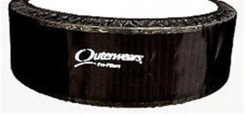 Outerwear black 14 x 4 air cleaner dirt racing modified ump imca outer wear blk