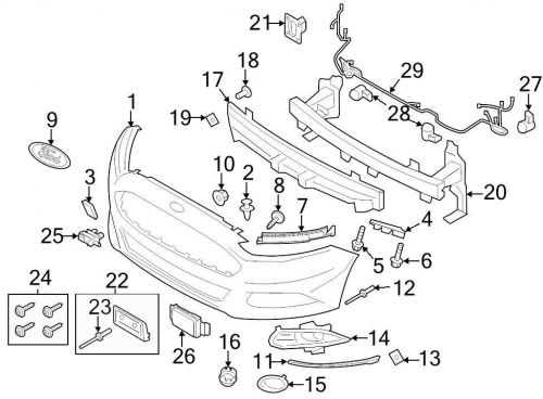 Ford oem headlight wiring harness dg9z15k867a image 29