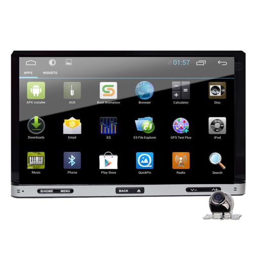 6.2" android 4.4 os 2din car stereo dvd player gps radio ipod 3g wifi bt+camera