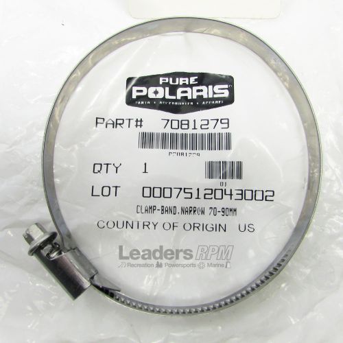 Polaris snowmobile new oem clamp-band starter motor sl 550,600,700,800