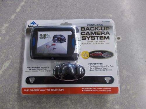 Peak wireless back-up camera system 3.5&#034; in color lcd monitor pkcorb 3.5