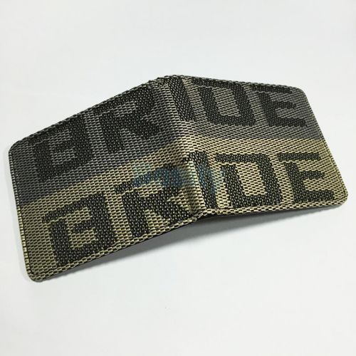 Bride racing bbifold wallet with bride fabric race racing gift grey yellow