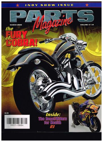 Parts magazine march 2010 cobra's black fury valentino rossi yamaha r1 project