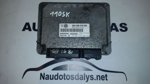 Vw golf 4 | 1.6 ecu | ecu number 06a906019bq