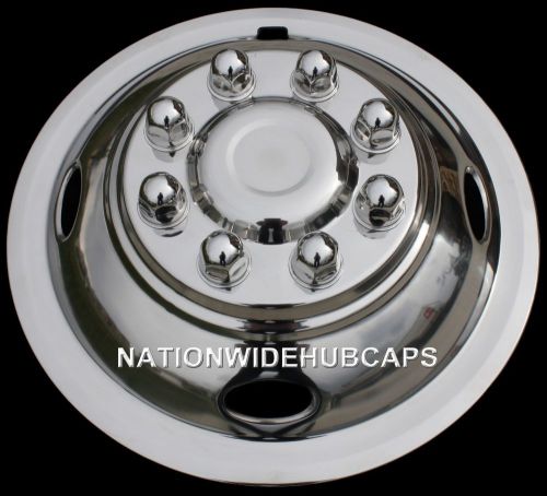 1 front truck van rv trailer 16" dual wheel simulators rim liner covers hubs new