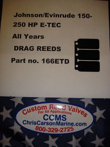 Johnson evinrude drag outboard reed 150-250hp e-tec