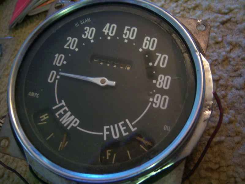 Jeep CJ VINTAGE SPEEDOMETER old dash gauge willys 4x4 4wd AMC Jeep part, US $15.00, image 2