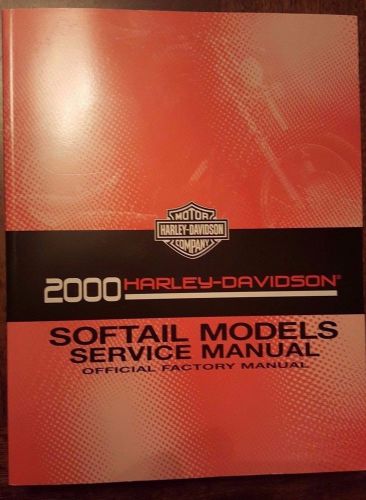 Harley-davidson 2000 softail models service  manual  p/n 99482-00