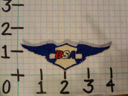Vintage nos bsa motorcycle patch from the 70's 006