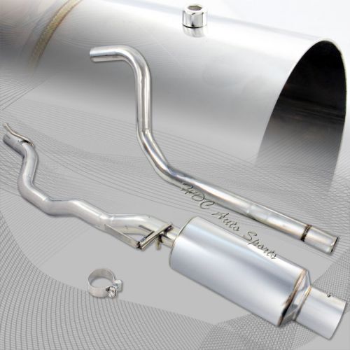 For 1995-2003 chevy cavalier 2.2l 4" tip stainless steel catback exhaust muffler